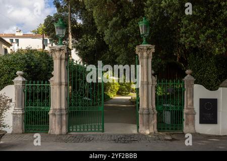 The Terra Nostra Park is a botanical garden in Furnas in the Povoação municipality on the Portuguese Azores island of São Miguel. Stock Photo