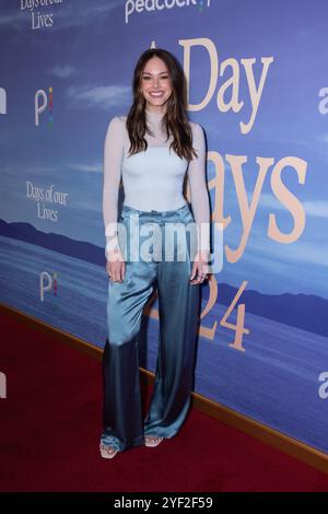 November 2, 2024, Los Angeles, California, USA: ABIGAIL KLEIN attends the annual Days of our Lives â€œDay of Daysâ€ event at the Peacock Theater in Los Angeles, California (Credit Image: © Charlie Steffens/ZUMA Press Wire) EDITORIAL USAGE ONLY! Not for Commercial USAGE! Stock Photo