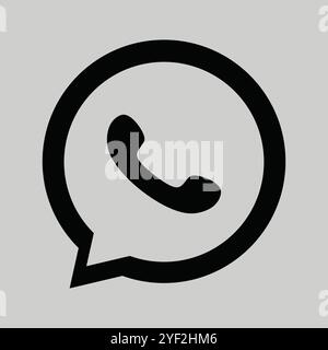 WhatsApp Icon Vector Stock Vector