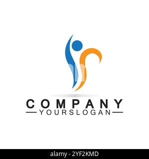 Success People Logo Vector  Design Template Stock Vector