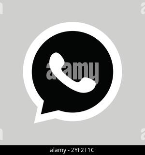 Whatsapp Icon Vector Stock Vector