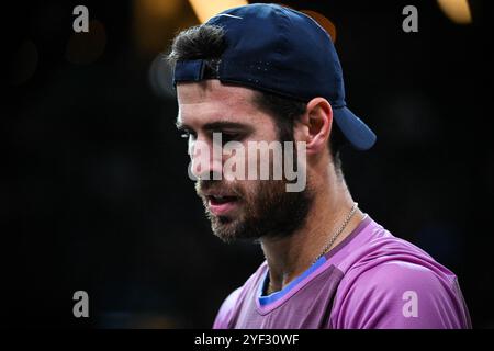 Karen Khachanov Of Russia During Day Two Of The Rolex Monte Carlo Karen Khachanov Of Russia During The Sixth Day Of The Rolex Paris Masters 2024 Atp Masters 1000 Tennis Tournament On November 02 2024 At Accor Arena In Paris France 2yf30wf