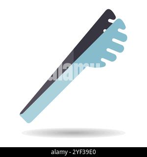Spaghetti tongs vector icon. Kitchen appliances. Graph symbol for cooking web site design, logo, app, UI Stock Vector
