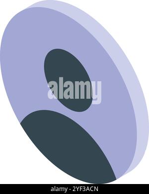 Client icon represents customer service, online support, and user profiles in digital environments Stock Vector
