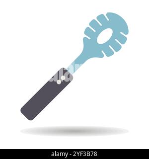 Kitchenware spaghetti spoon vector icon. Kitchen appliances. Graph symbol for cooking web site design, logo, app, UI Stock Vector