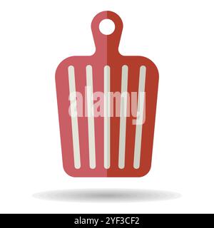 Cutting board vector icon. Chopping Board symbol. Graph symbol for cooking web site design, logo, app, UI Stock Vector