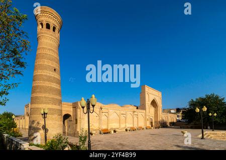 Khoja Gaukushan Ensemble, Bukhara, Uzbekistan is one of the largest architectural complexes in the center of Bukhara. Uzbekistan. The name Gaukushan m Stock Photo