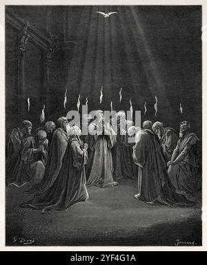 Outpouring of the Holy Spirit Stock Photo - Alamy