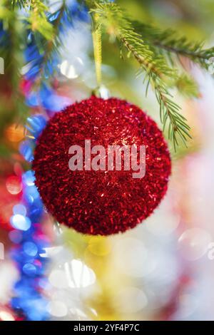 hanging christmas ball (selective and soft focus Stock Photo - Alamy