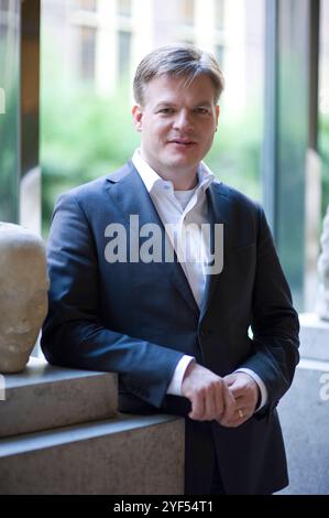 Portrait Pieter Omtzigt. Portrait Member of Dutch Parliament: Pieter Omtzigt, then for CDA, Now for NCS New Social Contract. The Hague, Netherlands. Den Haag, s-Gravenhage Tweede Kamer Zuid-Holland Nederland Copyright: xGuidoxKoppesxPhotox xGKFx Stock Photo