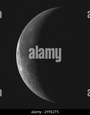 Crescent moon Stock Photo