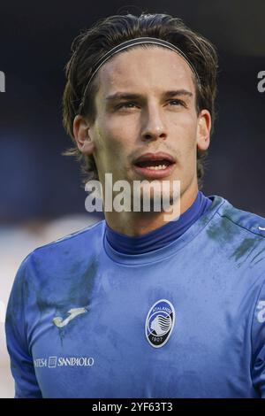 Atalanta’s goalkeeper Marco Carnesecchi during the friendly match
