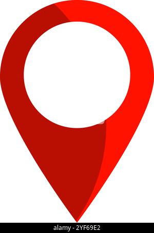 Vector pin icon as a location marking concept Stock Vector Image & Art ...