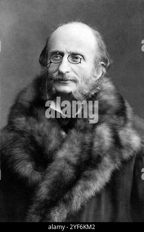 Jacques Offenbach (1819 – 1880) German-born French composer Stock Photo