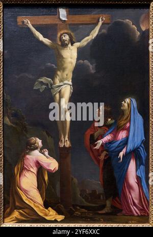 Christ on the Cross with the Magdalen, the Virgin Mary and Saint John ...