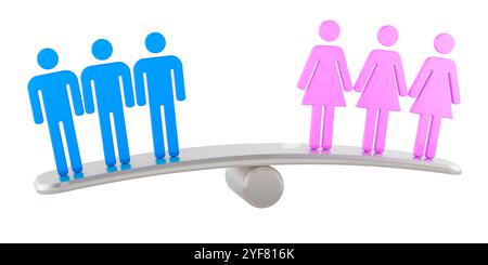 Symbol for gender equality between male and female children Stock Photo ...
