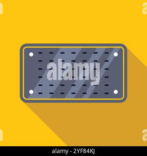 Electronic circuit board with integrated components symbolizing advancements in modern technology, suitable for projects related to electronics, innovation, and digital systems Stock Vector