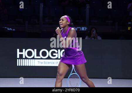 Coco Riyadh Riyadh, Saudi Arabia. 3rd Nov, 2024. Coco Gauff of the United States ...