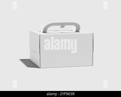 Cake Box Mockup Stock Photo
