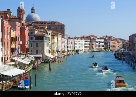 VENICE, ITALY - September 28, 2017: Venice is spread over 118 islands