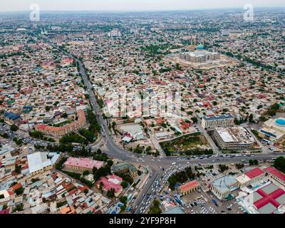 Aerial view of Tashkent old town in Uzbekistan Stock Photo