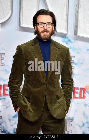 Chris Evans bei der Weltpremiere des Kinofilms Red One - Alarmstufe Weihnachten im UCI Luxe East Side Gallery. Berlin, 03.11.2024 *** Chris Evans at the world premiere of the movie Red One Alarmstufe Weihnachten at the UCI Luxe East Side Gallery Berlin, 03 11 2024 Foto:xN.xKubelkax/xFuturexImagex red 4346 Stock Photo