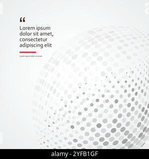 3d sphere consisting points. Bright color. Polygon vector wireframe concept. Particle future. Stock Vector