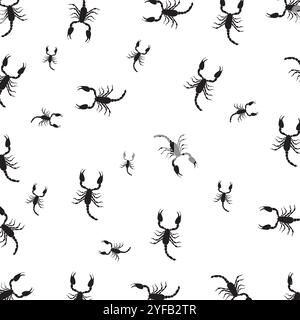 Scorpion vector background illustration design Stock Vector