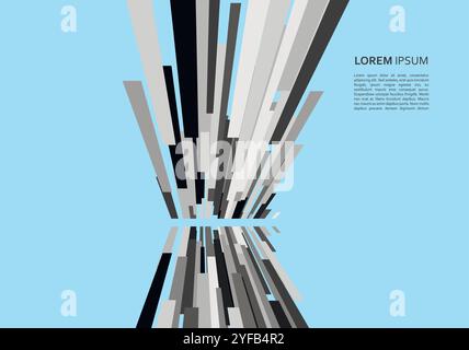 Adstract straight lines on vector background Stock Vector