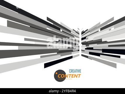 Vector illustration object. Lines vector. Abstract motion. Motion line Stock Vector