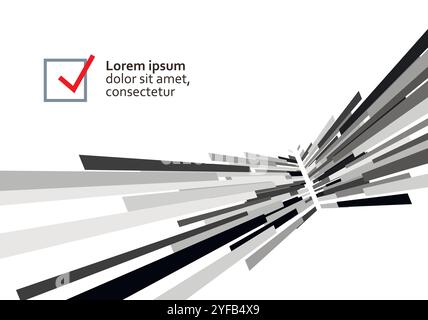 Vector illustration object. Lines vector. Abstract motion. Motion line Stock Vector
