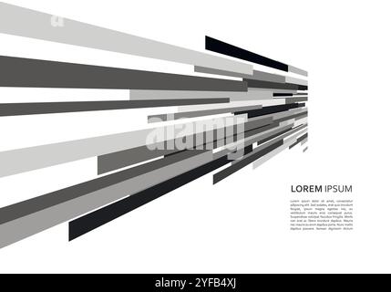 Adstract straight lines on vector background Stock Vector