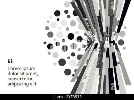 Modern space style. Vector design template. Linear style vector illustration. Futuristic background Stock Vector