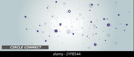 Abstract concept background. Technology and digital vector. Future concept texture. Stock Vector