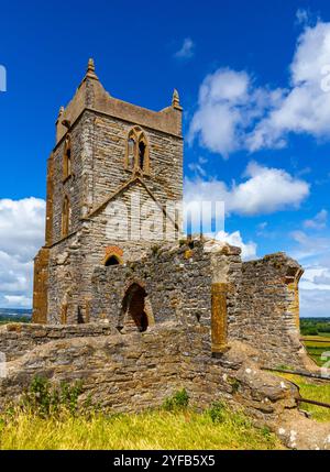 Somerset England Burrow Hill Stock Photo - Alamy