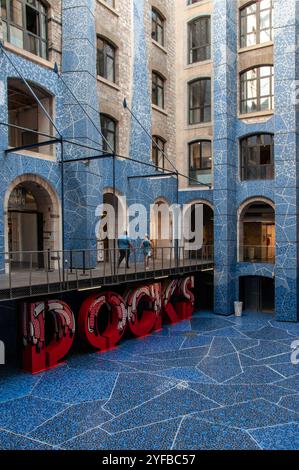 Les Docks Village, a great example of urban regeneration in the centre of Marseille inaugurated in 2015 is a real business centre Stock Photo