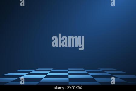 Chess board. Chequer pattern, Checker floor, Elegant design. Stock Vector