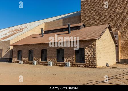 Former train station of Hijaz Railway in Tabuk, Saudi Arabia Stock Photo