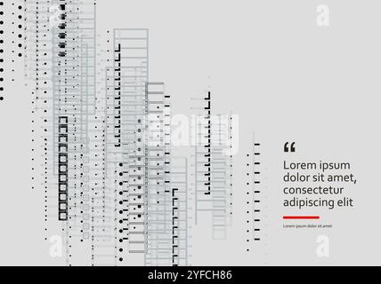 Creative design templates. Vector abstract geometric shapes on white background Stock Vector