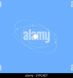 white background with abstract circles Stock Vector