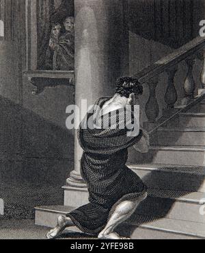 Mathilda Pope Italy: Holy Roman Emperor Henry IV Begging Countess Matilda of Tuscany ...
