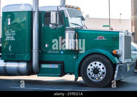 Peterbilt 359 Classic Stock Photo