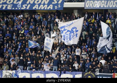 Firenze, Italia. 04th Nov, 2024. Empoli's supporters during the Serie A soccer match between Empoli and Inter at the “Carlo Castellani - Computer Gross Arena” Stadium in Empoli (FI), center of Italy - Wednesday, November 04, 2024. Sport - Soccer (Photo by Marco Bucco/La Presse) Credit: LaPresse/Ģ����ý Live News Stock Photo