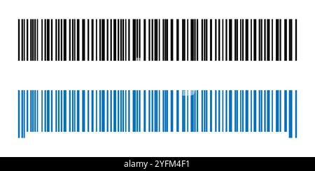 Simple barcode graphic displayed on background. Stock Vector