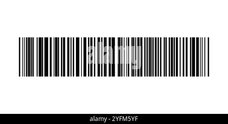 Simple barcode graphic displayed on background. Stock Vector