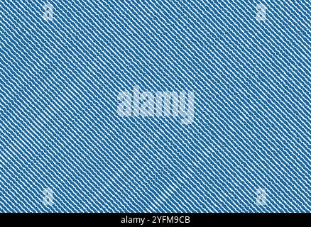 Seamless Light Blue Denim Fabric Texture. Stock Vector