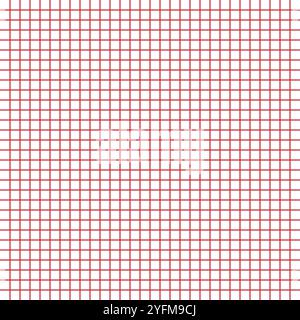 Squared notebook paper seamless pattern for bullet journal black stripes. Stock Vector