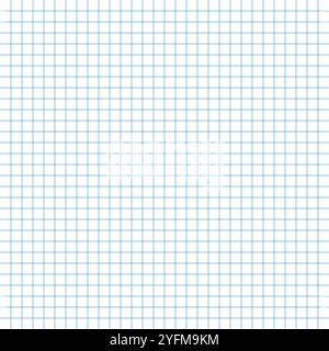 Squared notebook paper seamless pattern for bullet journal black stripes. Stock Vector