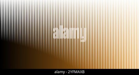 Vertical speed line halftone gradient line pattern background. Stock Vector