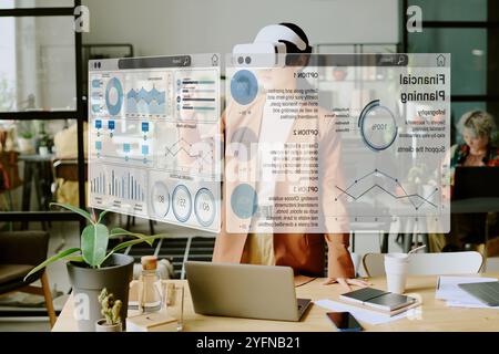 Asian Developer Testing VR Software Stock Photo